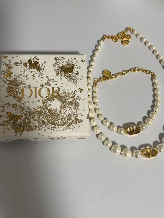 Dior necklace and bracelet set - Picture 3 of 6